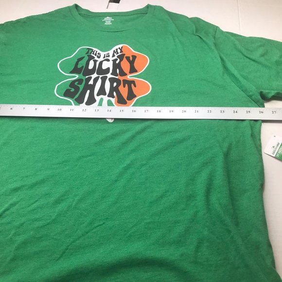 Celebrate St Patrick's Day Men's Size 2XL This Is My Lucky T-Shirt Short Sleeve - Picture 11 of 14